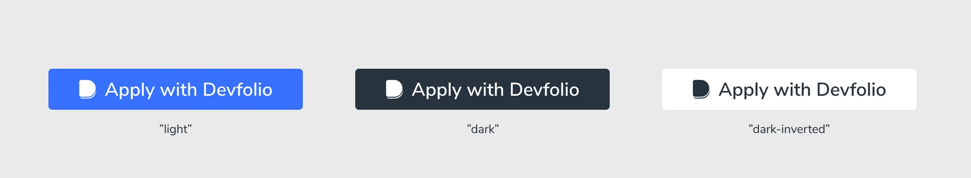Themes for Apply with Devfolio Button